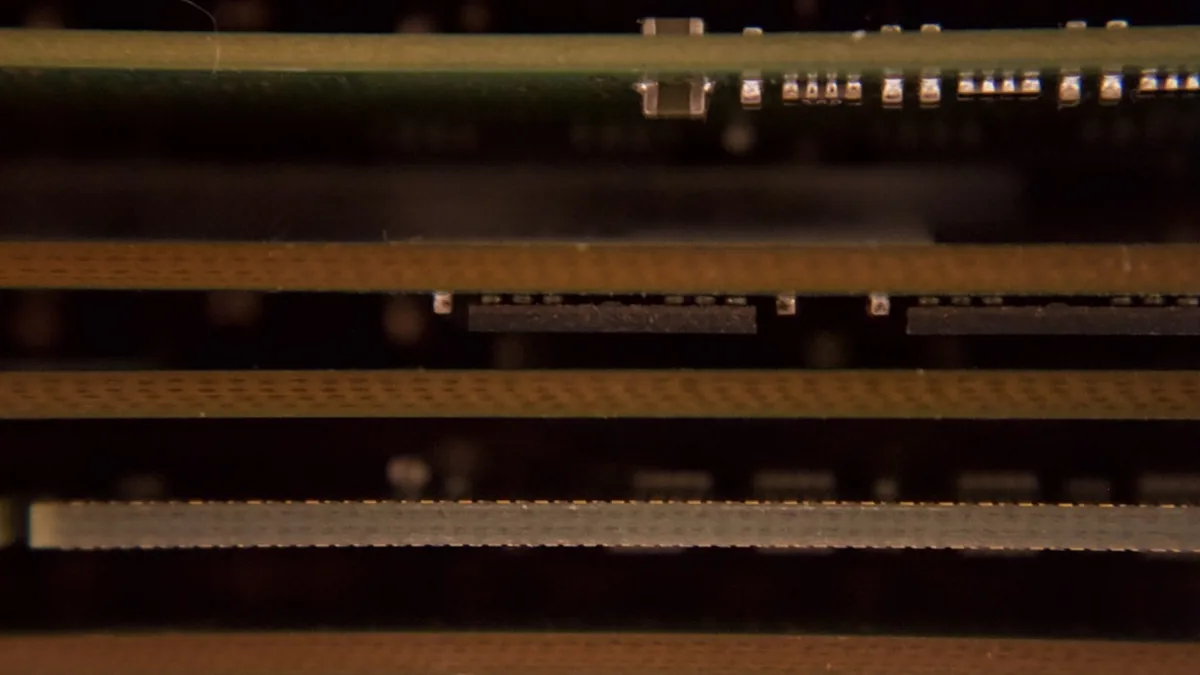 Stack of ram sticks
