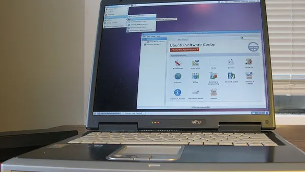 Old Laptop Running Ubuntu Linux