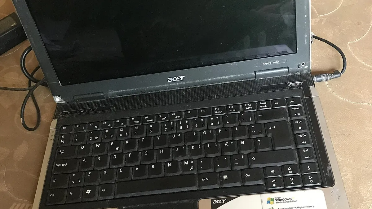 A laptop as a computer machine
