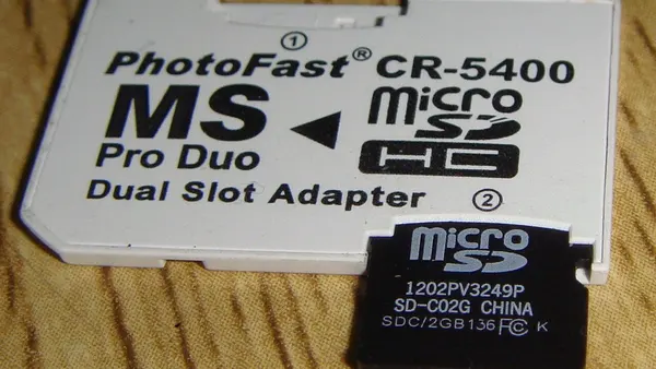 Micro SD - Memory Stick Pro Duo Adaptor