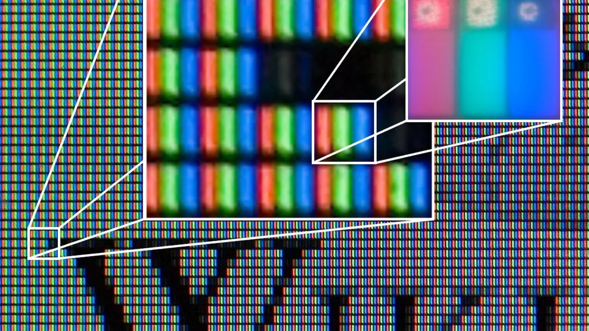 Liquid Crystal Display Macro Example zoom 2