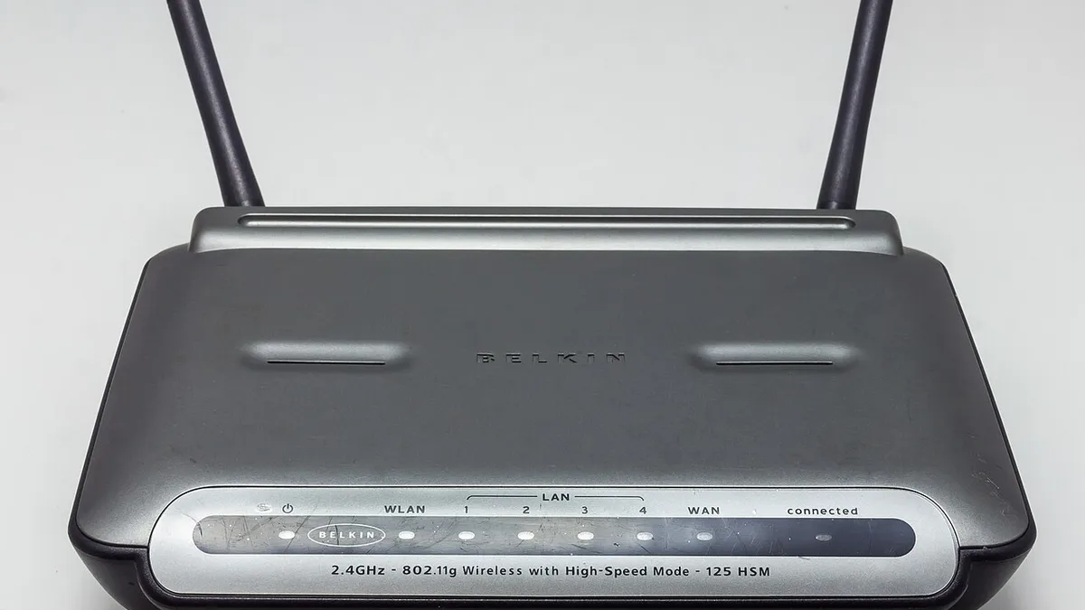 Belkin Wireless G Router F5D7231-4 Version 1000de-1121