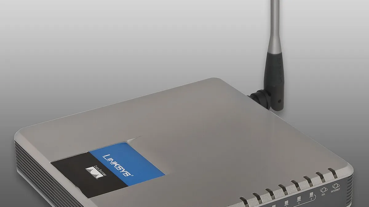 ADSL router with Wi-Fi (802.11 b-g)
