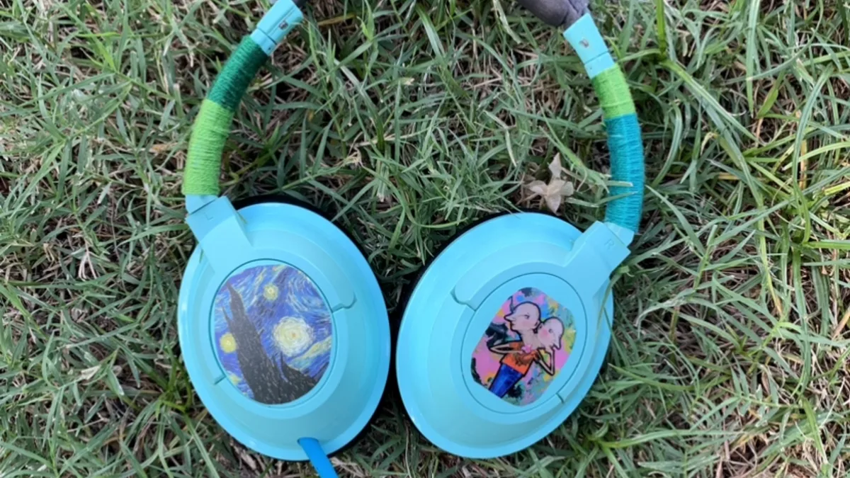 Turquoise Headphones