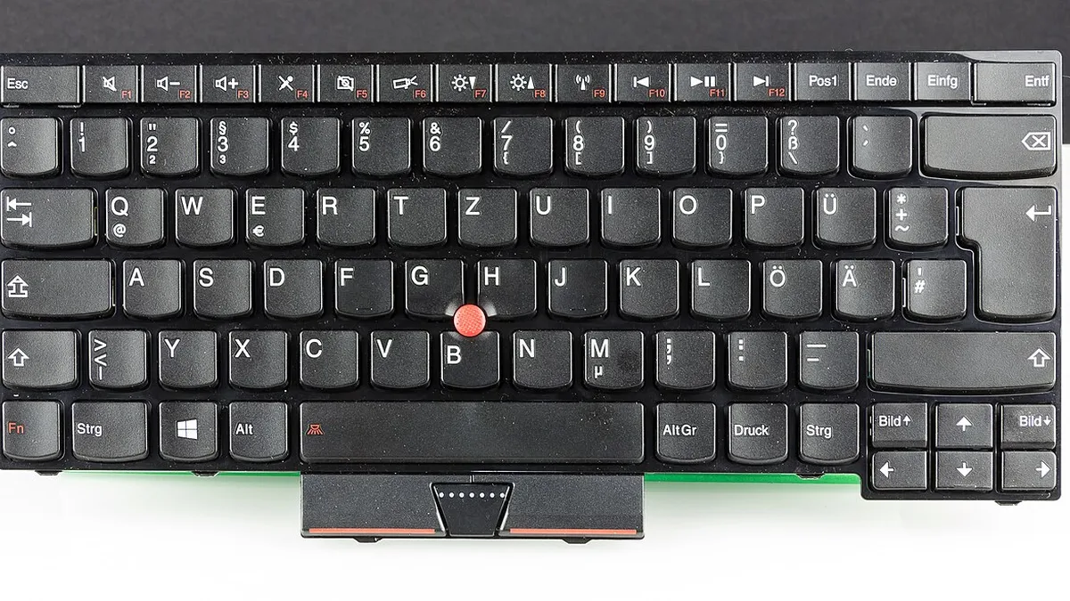 Keyboard. German layout, Lenovo ThinkPad-0832