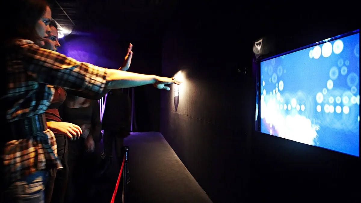Yota Space - MSA Visuals - Webcam Piano Installation