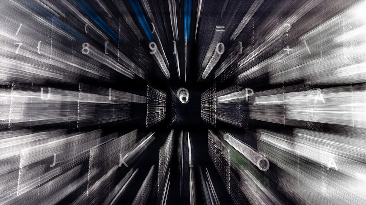 Camera zoom burst on a Microsoft computer keyboard in Tuntorp 5