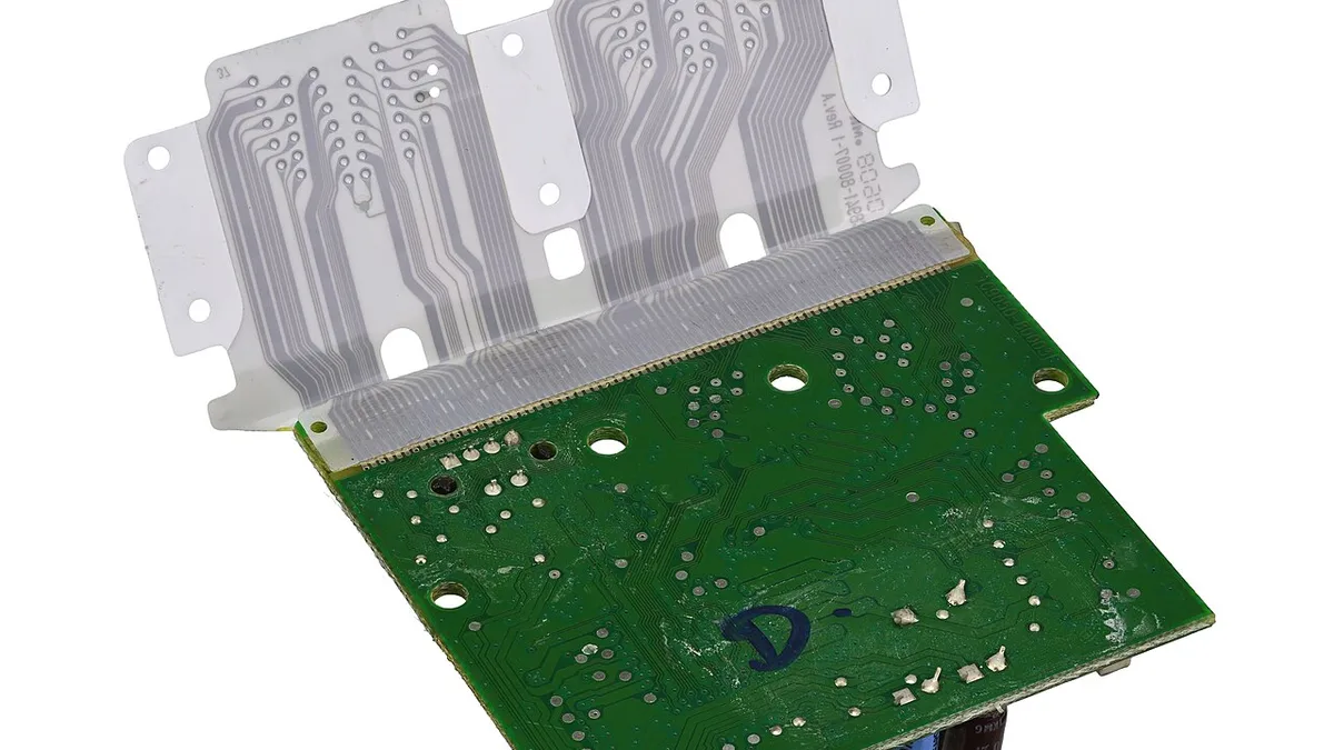 HP Deskjet D1560 Printer Head Control Board Underside