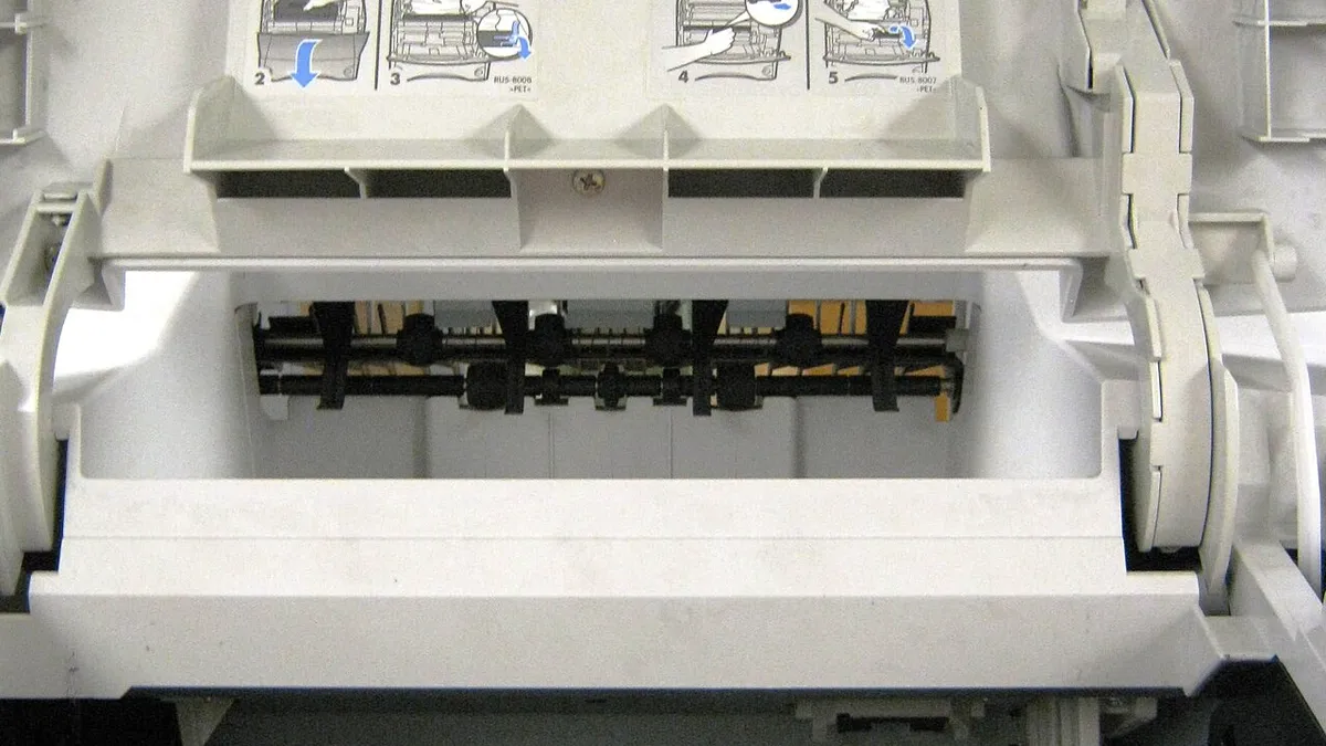 Laser Printer Top Open