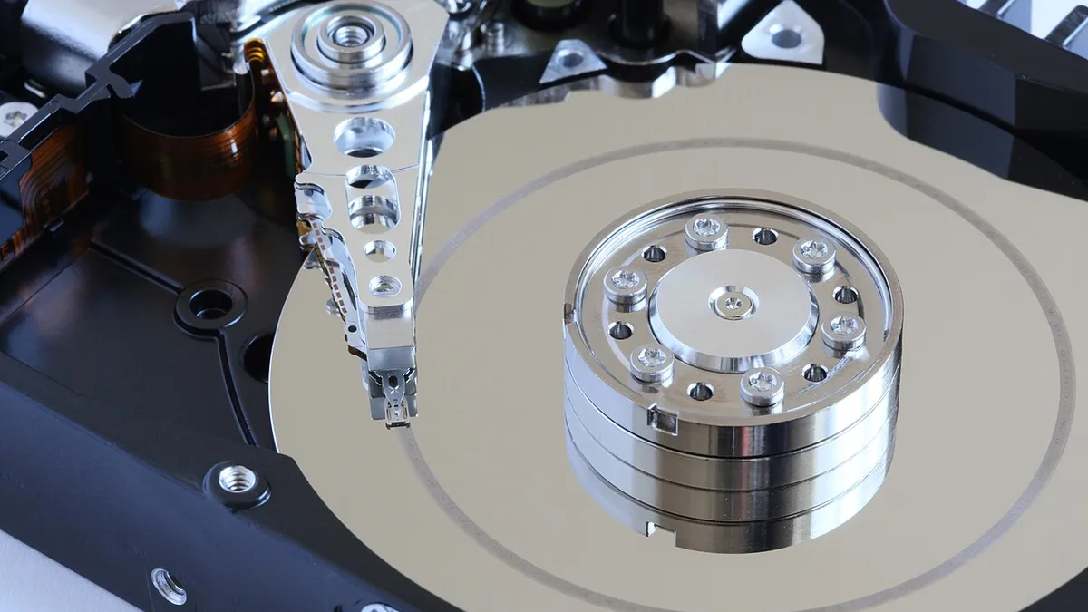 Hard disk head crash