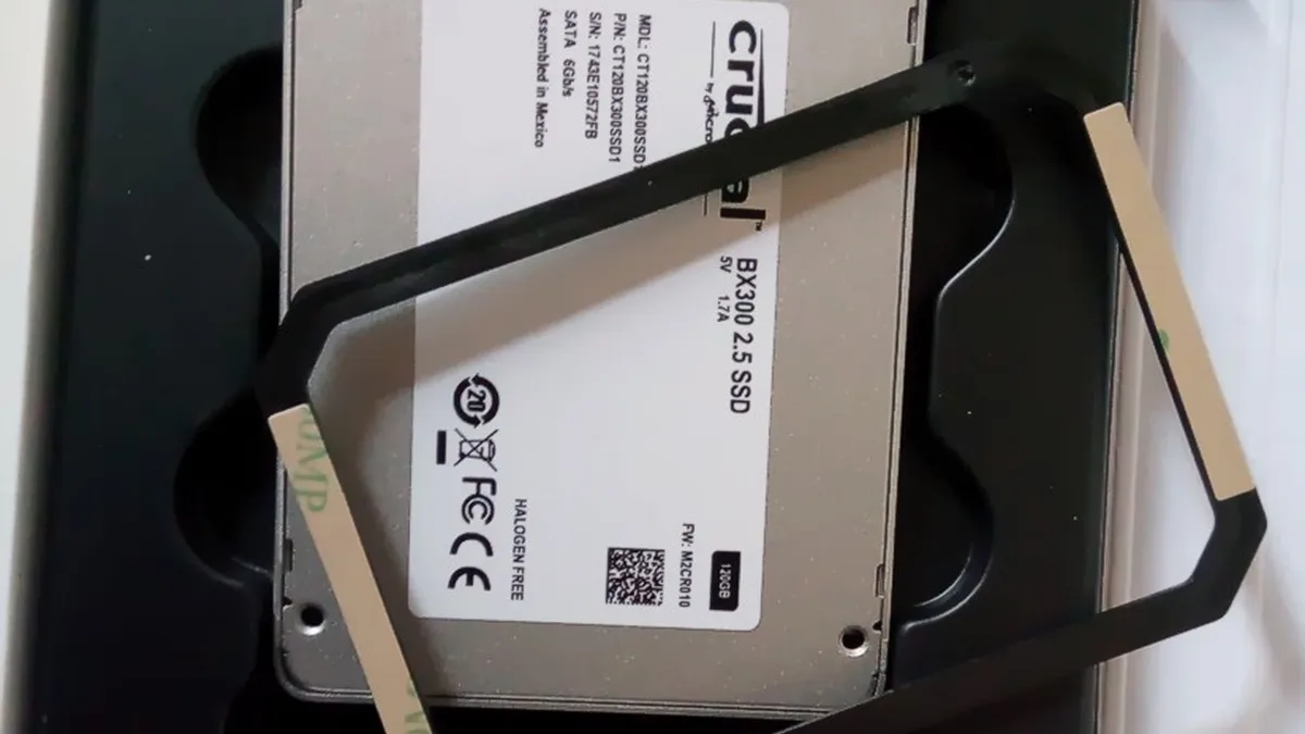 SSD SATA e adattatore