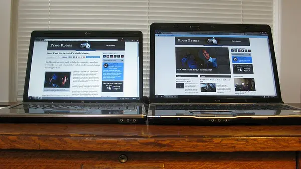 Old Laptop Used as Second Monitor