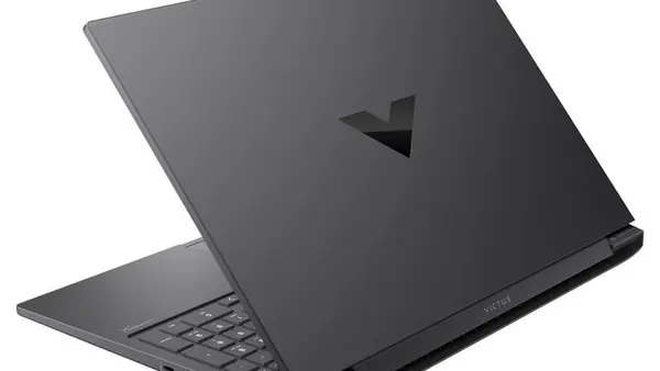 HP Victus 15 gaming laptop side view