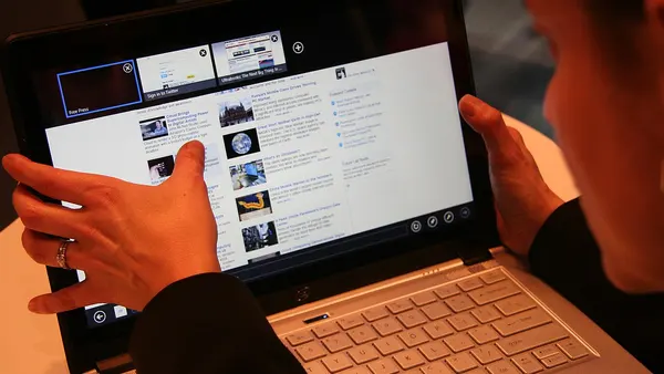 Touch Experience on Laptop Screens