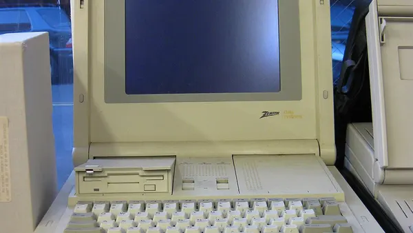 Zenith laptop at Osborne computer at Powell's Technical Bookstore