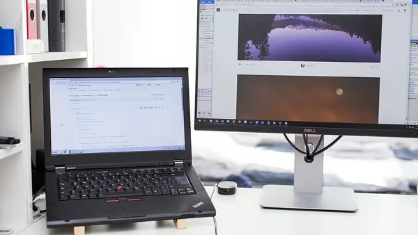 Laptop computer monitor (Unsplash)