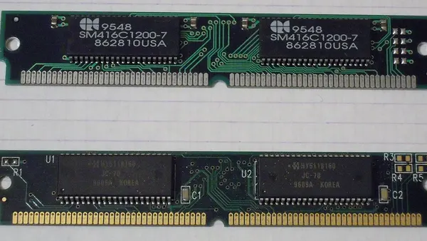 2 SIMM RAM modules sm hy
