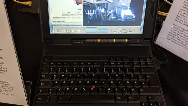 IBM RS6000 860 laptop
