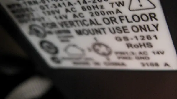 Moog AC adapter (by Audiotecna)