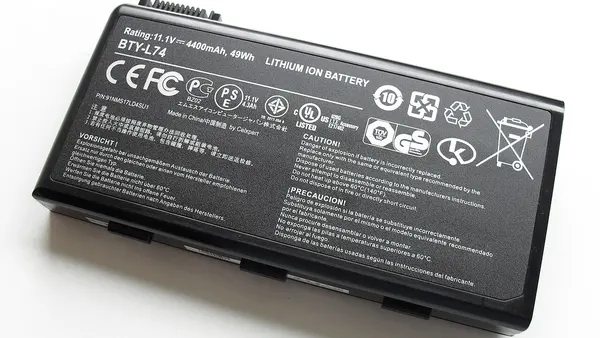 Li ion laptop battery