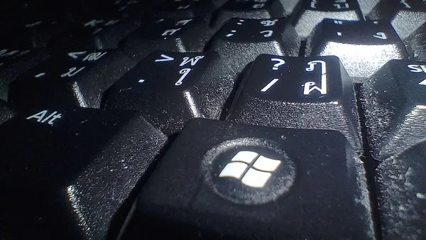 Keyboard close-up