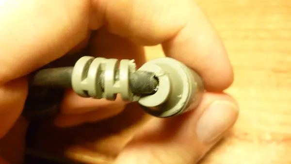 Damaged Lenovo 20V AC adapter