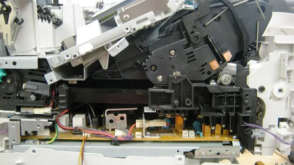 Side View of Printer Cartridge