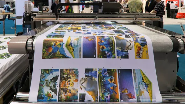 Large format digital printer