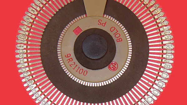 Daisy Wheel Printer Print Wheel