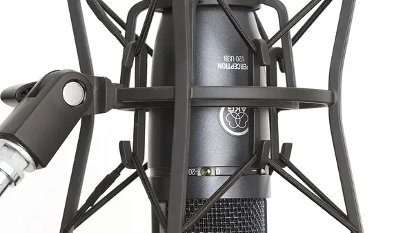 AKG Perception 120 USB condenser microphone with SH 100 shock mount