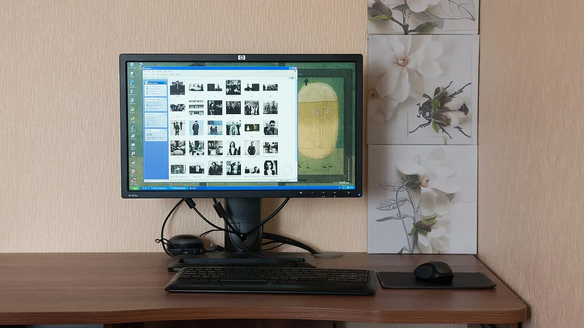 Computer display, Rostov-on-Don, Russia