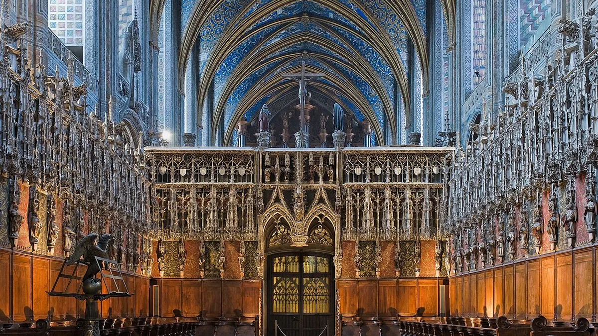 Albi cathedral - choir and choir screen