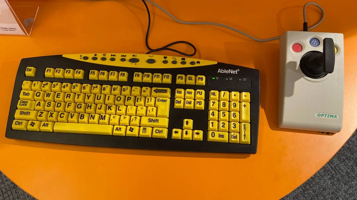 Assistive keyboard and Joystick
