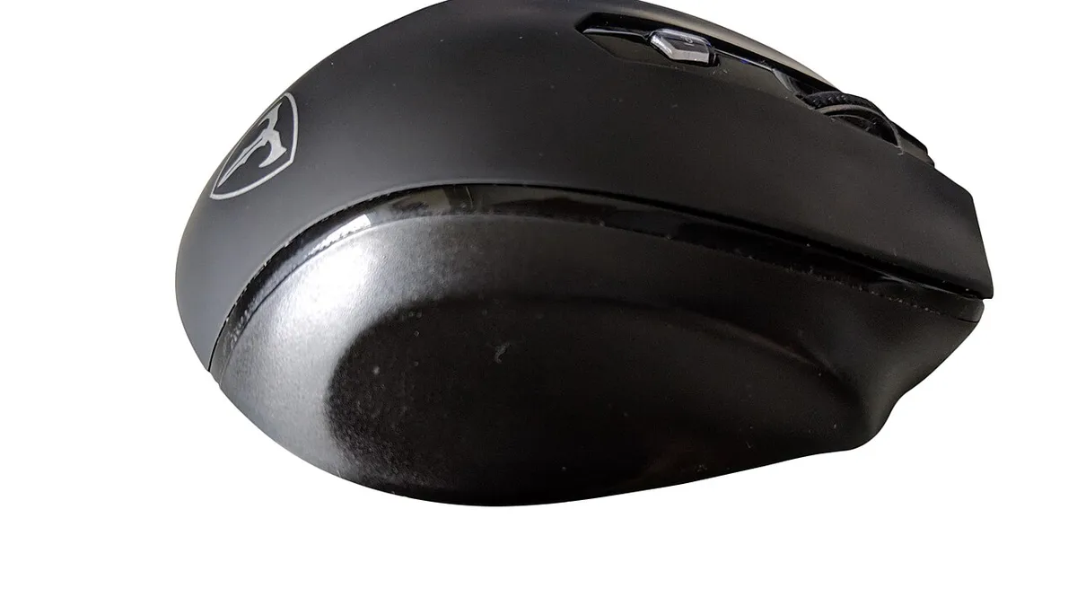 A wireless computer mouse