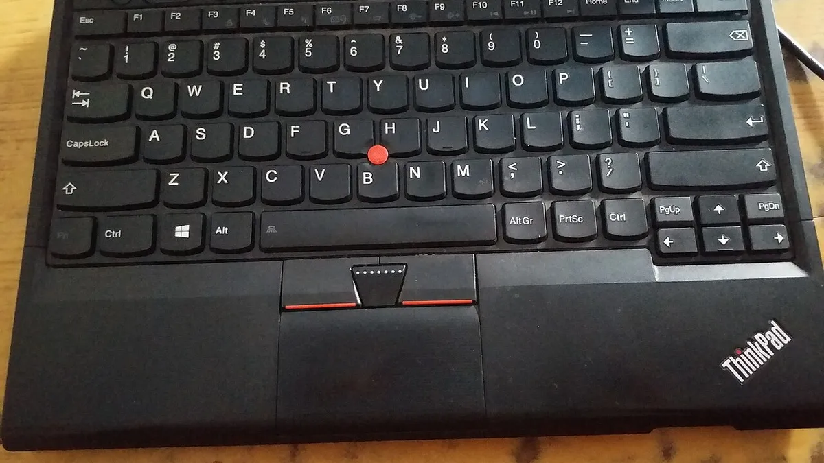 Liberated Computer keyboard and touchpad