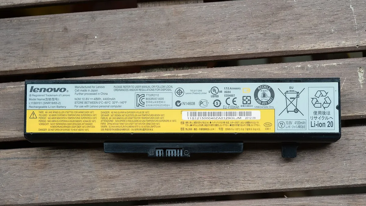 Lenovo L11S6Y01 Li-ion Battery from laptop (51883859412)