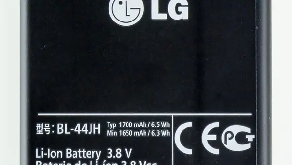 LG Li-Ion battery, Model BL-44JH-1805
