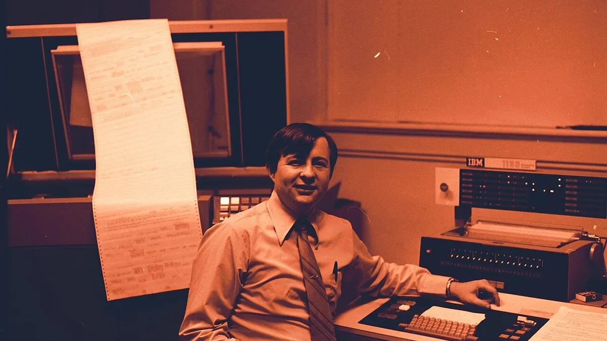 IBM 1130 with IBM 1132 printer open (7415892502)