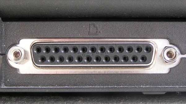 Parallel computer printer port