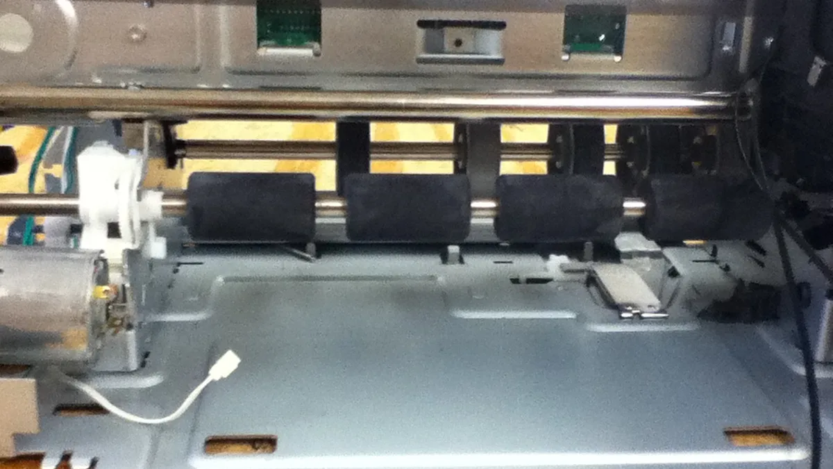 Paper rollers of inkjet
