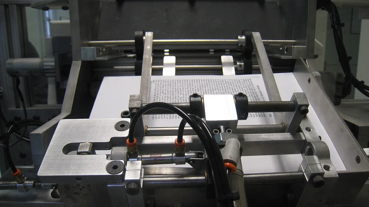On demand book printer 12