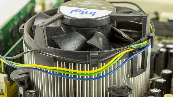Asus P5PL2 - CPU heatsink with cooling fan-5293