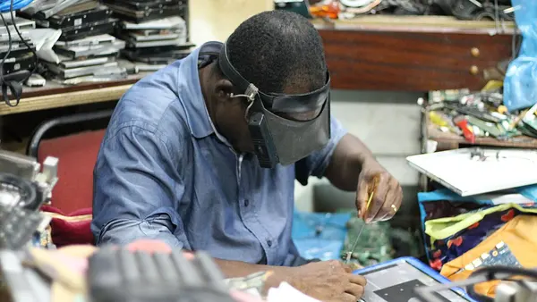 A Ghanaian Computer Hardware Technician