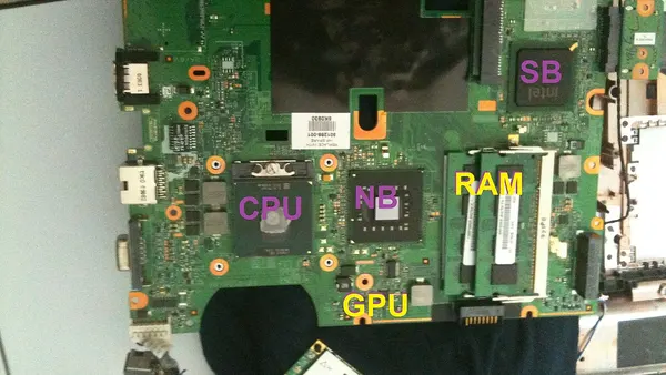 HP CQ60 Motherboard IMG 2584b