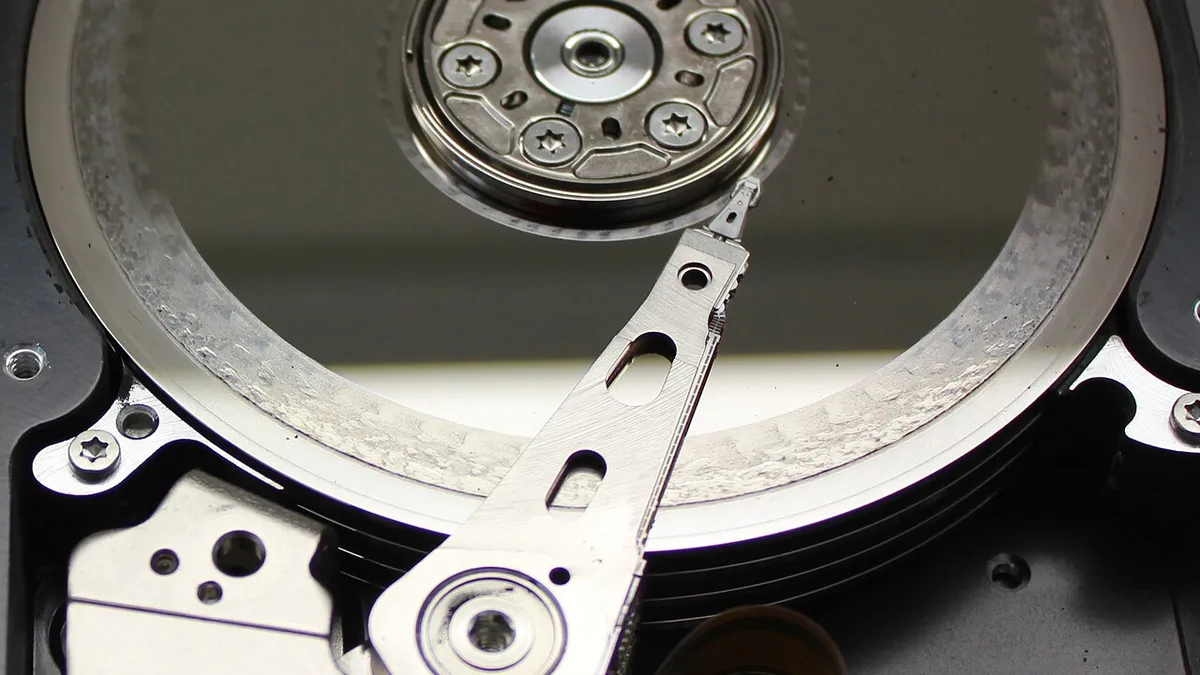 Hard-drive-after-head-crash-seagate