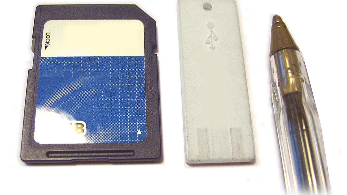 Memory Card and SD Card and Ballpoint