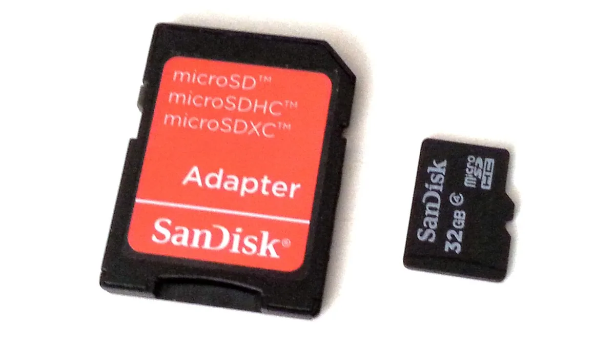 SanDisk Memory Card with Adapter