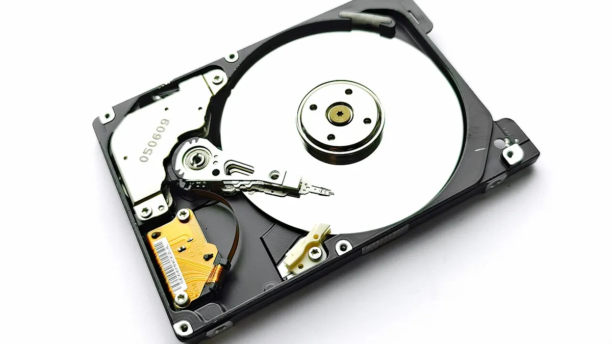 Hard disk drive platter, Samsung MP0402H
