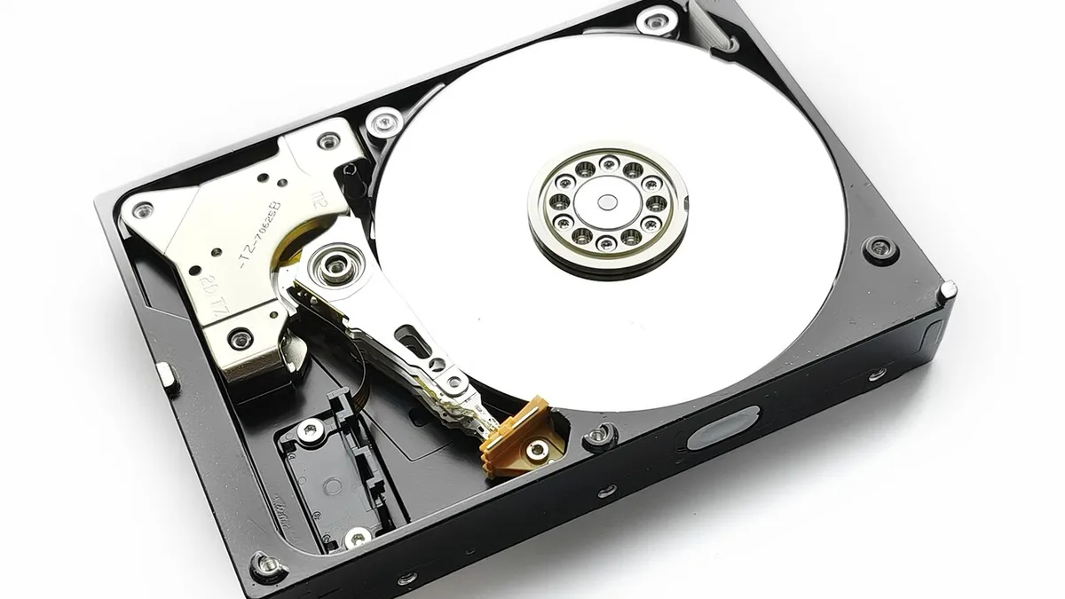 Hard disk drive platter, Western Digital Caviar 250Gb WD2500AAKS