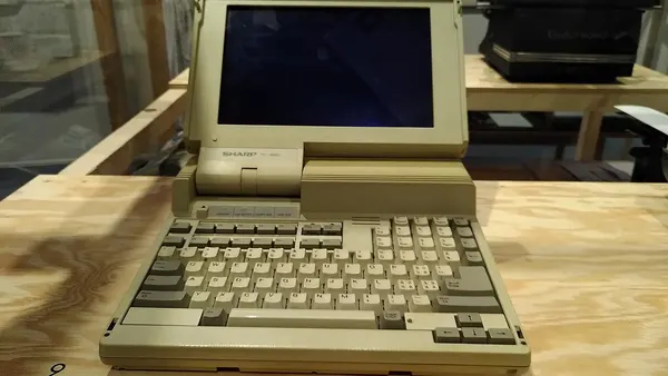 Laptop of Dieter Bachmann